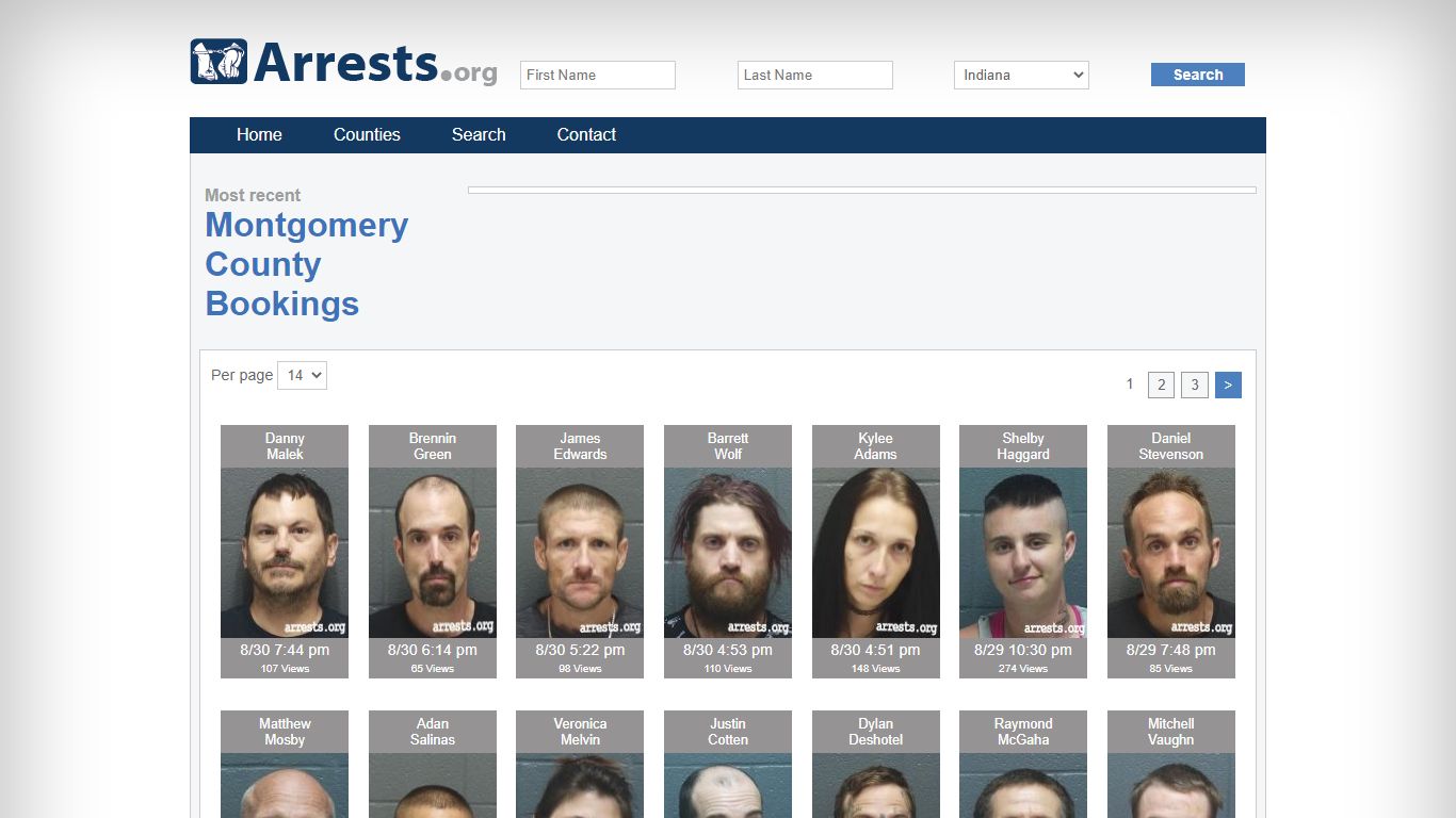 Montgomery County Arrests and Inmate Search